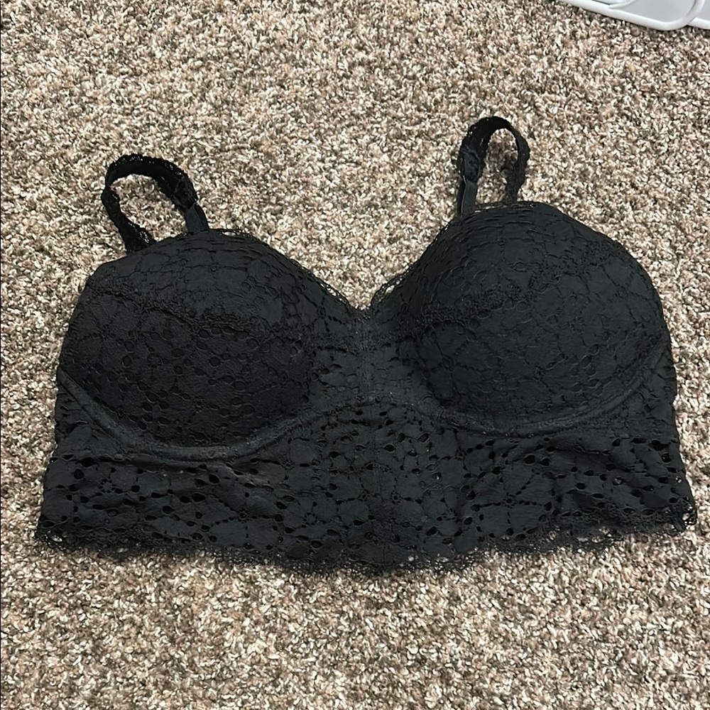 Elegant Black Lace Bralette